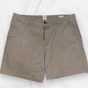 GAP Tan Flat Front Shorts Versatile Casual Wear